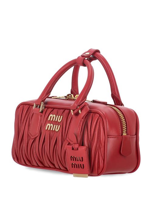 Borsa Arcadie matelassé rossa MIU MIU | 5BB142V-OONAN88F0011